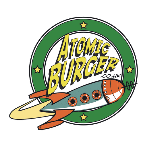 atomic burger logo